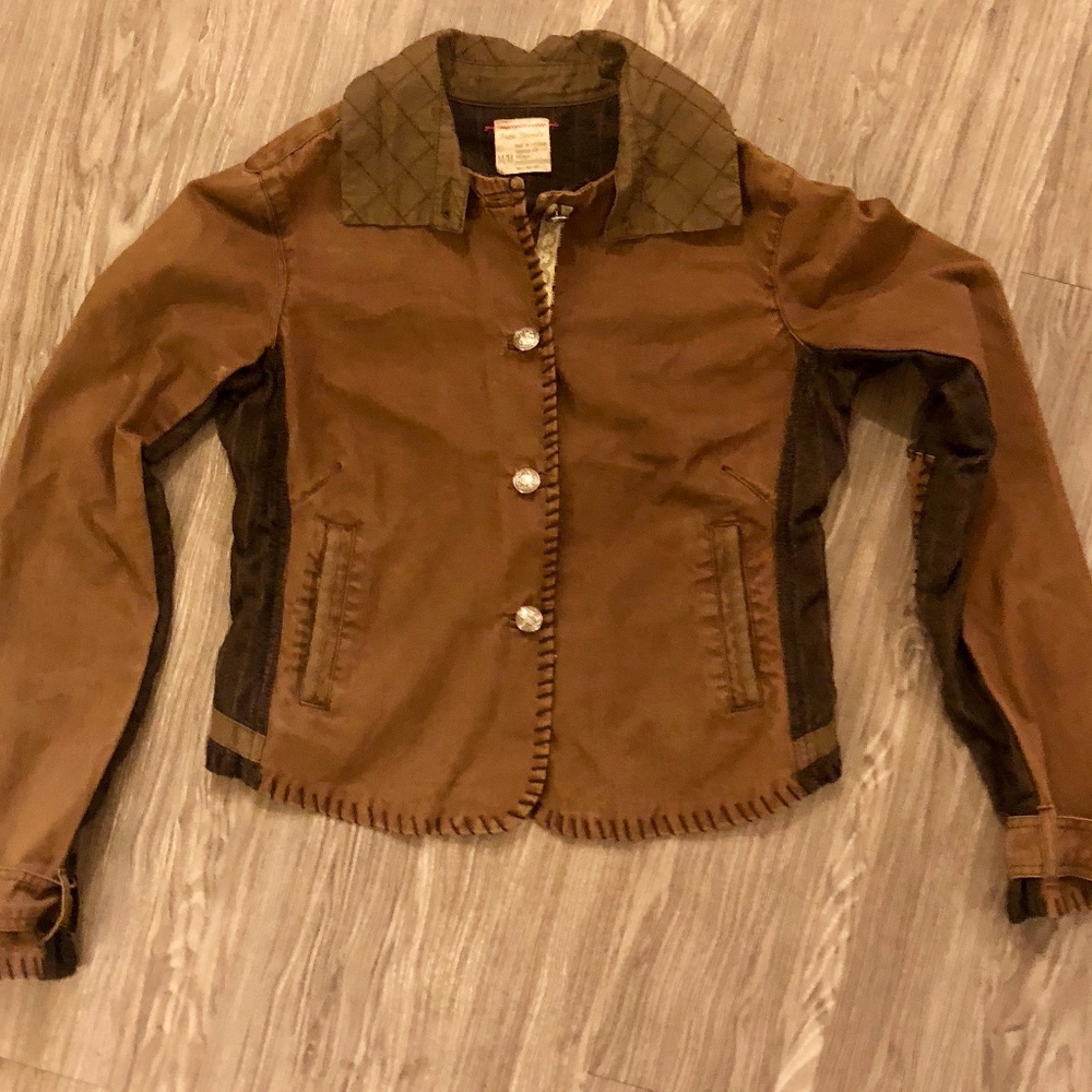 Brown Free People Coat (M)